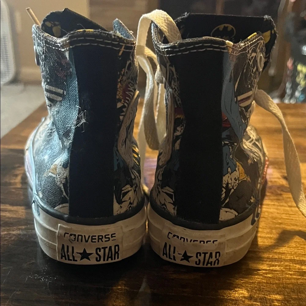Converse Kids Batman High-Top Sneakers - Black and White - Picture 2 of 4
